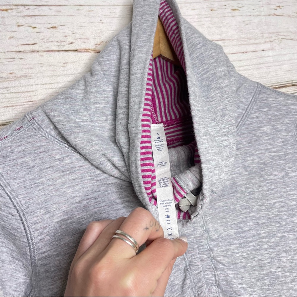Lululemon reversible cowl neck cinched pullover - Picture 9 of 16